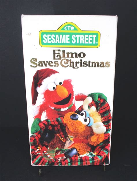 Sesame Street Elmo Saves Christmas Vhs 1996 Maya Angelou Etsy Uk