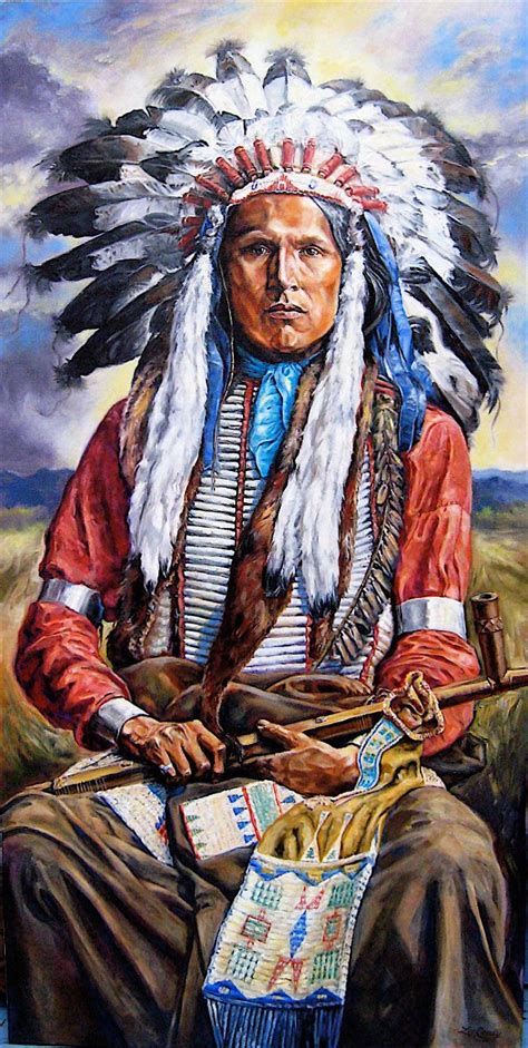 Western Fine Art Gallery Paintings Of American Indians