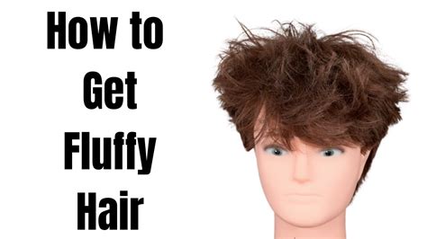 How To Get Fluffy Hair Thesalonguy Youtube