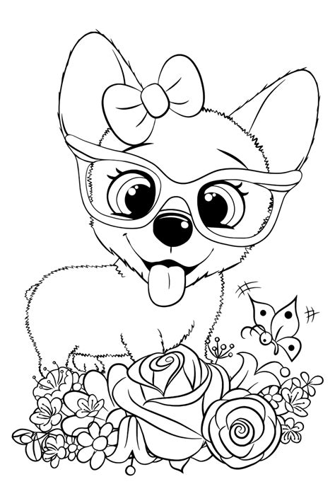 Cute Dog Coloring Pages For You