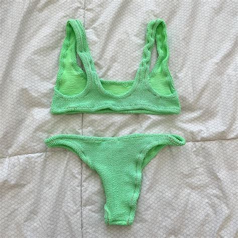 Reina Olga Womens Green Bikinis And Tankini Sets Depop