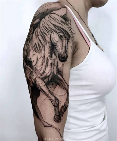 Shoulder Tattoo Horse Best Tattoo Ideas Gallery