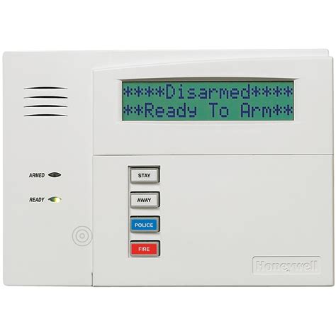 6160px Honeywell Home Alphanumeric Programming Hardwired Alarm Keypad