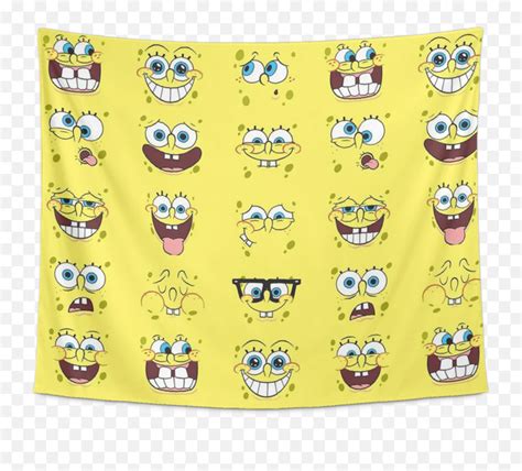 Spongebob Tapestry Sponge Bob Emojispongebob Emoticon Free
