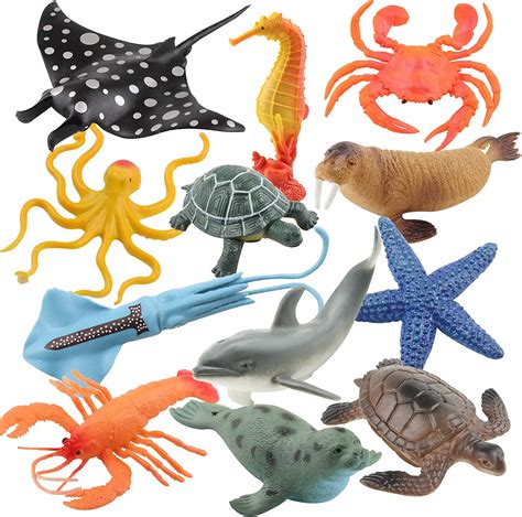 Plastic Sea Animal Toys Ubicaciondepersonascdmxgobmx