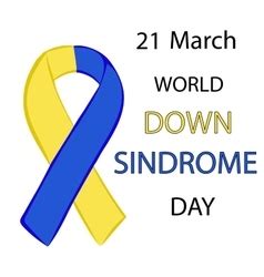 >>> please check with your cutting machine before purchasing to make sure it has the ability to use one of these formats! Down syndrome awareness ribbon Royalty Free Vector Image