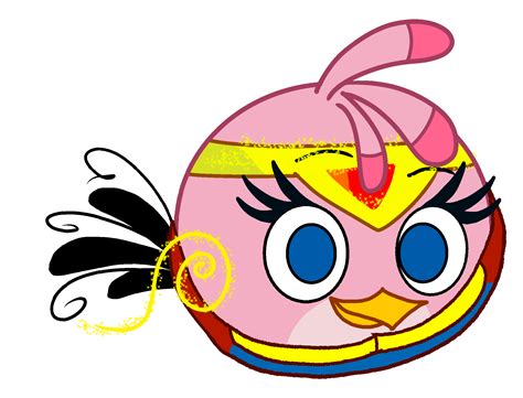 Angry Birds Stella As Wonder Woman By Fanvideogames On Deviantart