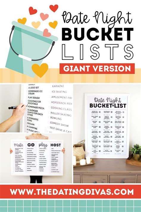 Bucket List Notebook Make Your Own Couples Bucket List Giant Date