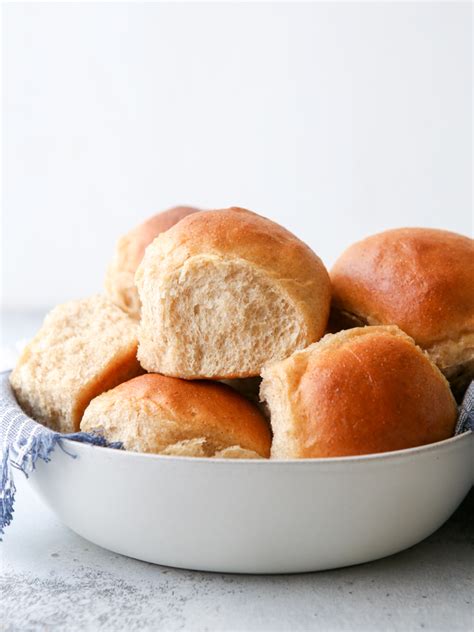 Honey Whole Wheat Dinner Rolls Completely Delicious