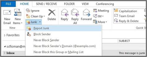 How To Use The Microsoft Junk Email Reporting Add In For Outlook