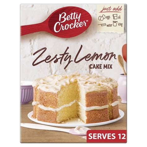 Maybe you would like to learn more about one of these? Betty Crocker Zesty Lemon Cake 425g from Ocado