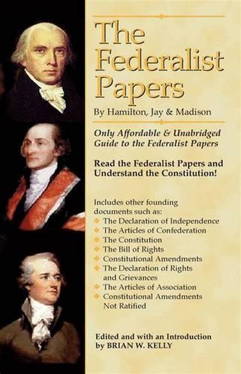 The Federalist Papers By Hamilton Jay And Madison The Only