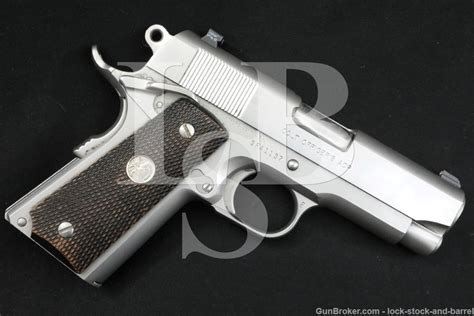 Colt Model Mk Iv Series 80 Officers Acp Stainless 45 35″ Pistol