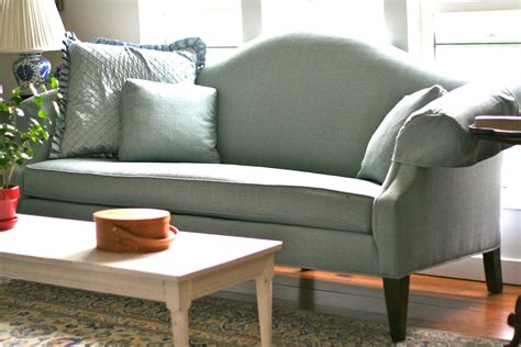 Custom Slipcovers By Shelley White Camel Back Couch