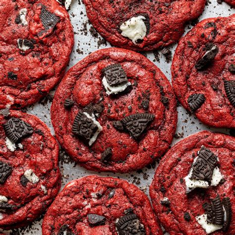 Red Velvet Cheesecake Cookies Cookie Dough Diaries