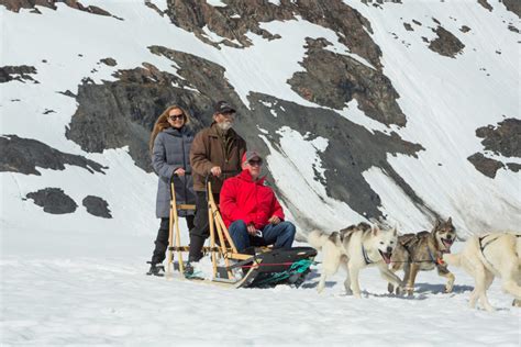 Anchorage Alaska Flightseeing Dogsledding Day Tour Knik River Lodge