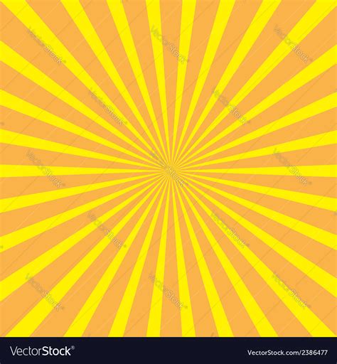 Sunburst With Ray Of Light Template Yellow And Ora