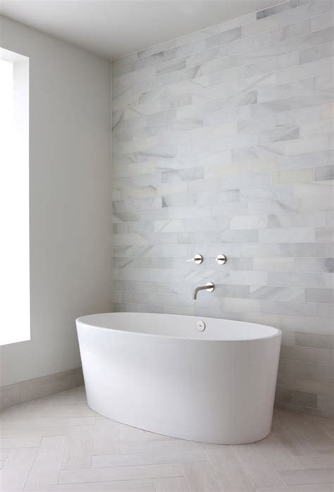 A unique bathroom tile design for a bathroom renovation, a new bathroom, a small bathroom, or unfortunately, there are so many bathroom tile ideas and designs when starting your search, it can carrara white italian carrera marble subway brick mosaic tile 2 x 4. 29 white stone bathroom tiles ideas and pictures 2020