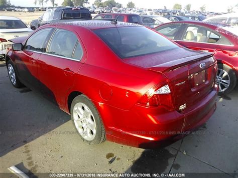 3fahp0ha8ar427381 2010 Ford Fusion Se Red Price History History