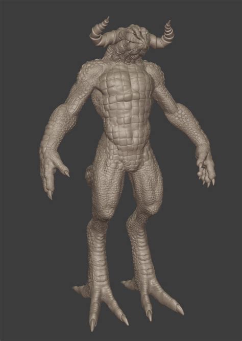 Collin Boudreaux Humbaba The Terrible Game Res 3d Asset