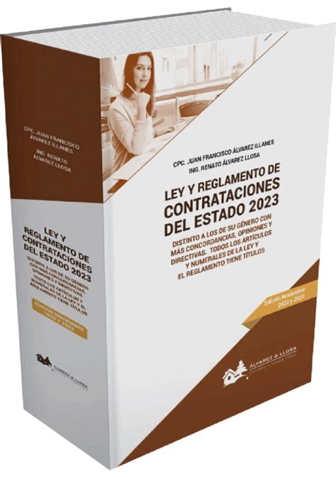 ley y reglamento de contrataciones del estado 2023 librería juridica legales libros de