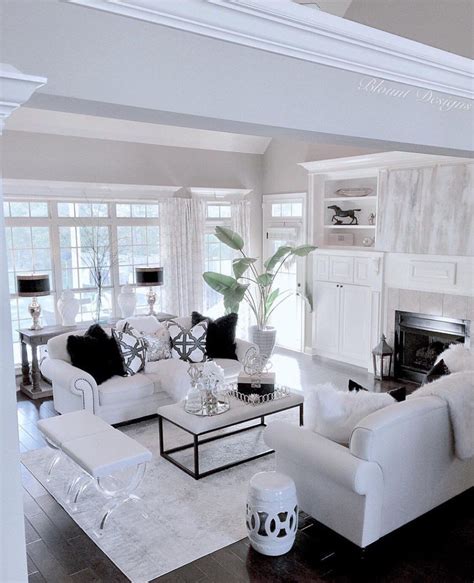 Bright White Home Of Deborah Blount White Room Decor White Living