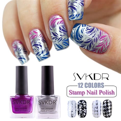 Svkdr 2018 Newest Stamp Nail Polish And Stamping Polish Soak Off Nail