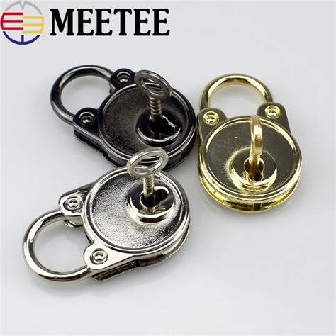 Meetee 2set Shoulder Bags Metal Lock Clasp Luggage Hardware Decorative
