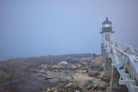 Marshall Point Light Fog Photograph By Jonathan Sabin Fine Art America
