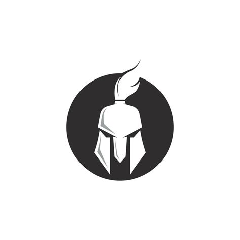 Spartan Helmet Logo Template 24720904 Vector Art At Vecteezy