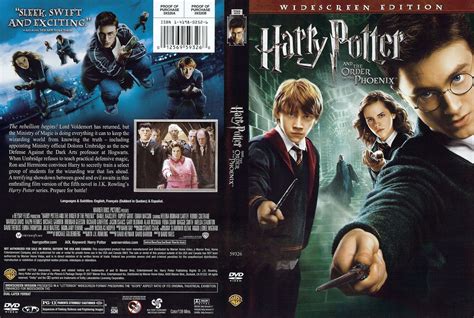 Harry Potter Order Of The Phoenix Dvd Cover