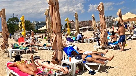 Romania K Mamaia Beach Vacation Black Sea June Afoot On The Beach Youtube