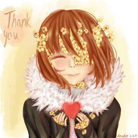 Flowerfell Frisk Coloured By Annamay1102 On Deviantart