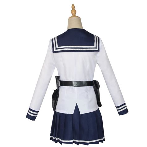 Tenkuu Shinpan High Rise Invasion Honjou Yuri Dress Cosplay Costume Ha