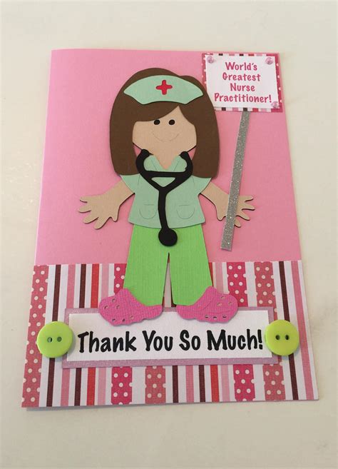 Nursenurse Practitioner Thank You Card Etsy