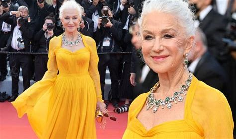 Helen Mirren 75 Steals The Spotlight At Cannes 2021 In Show Stopping