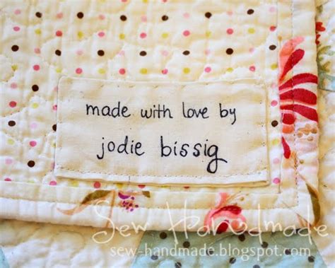 Sew Handmade Quilt Labels