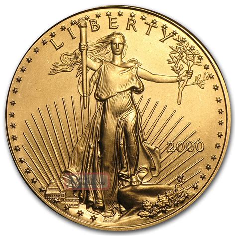 2000 1 Oz Gold American Eagle Coin Brilliant Uncirculated Sku 7442