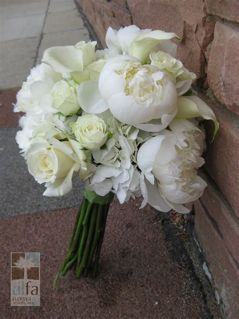 Perfect Peonies And Simple Spray Roses Accented With Hydrangea And