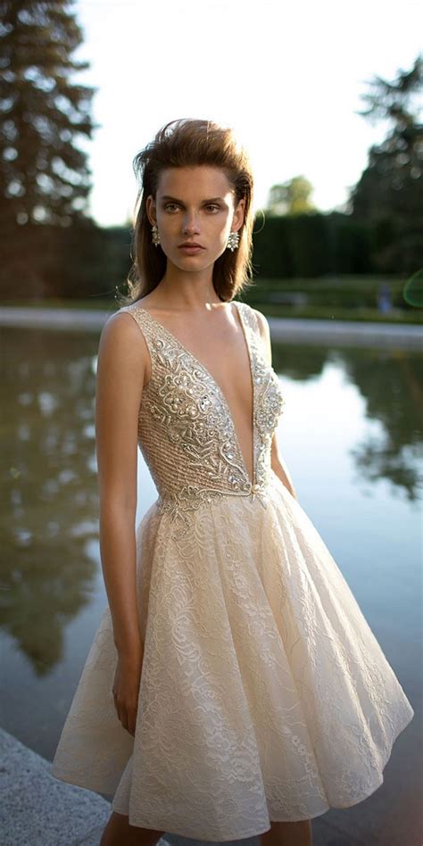 Wedding tropics offers long and a short wedding dress that can be customized in any color of your choice. 40 Prettiest Rehearsal Dinner Short Wedding Dresses - Hi ...
