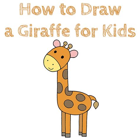 How To Talk To A Giraffe Tutorial Blackandwhitelineartillustration