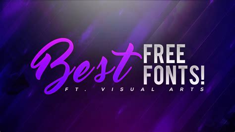 Best Free Fonts To Use For Youtube Thumbnails Banners Logos More Youtube