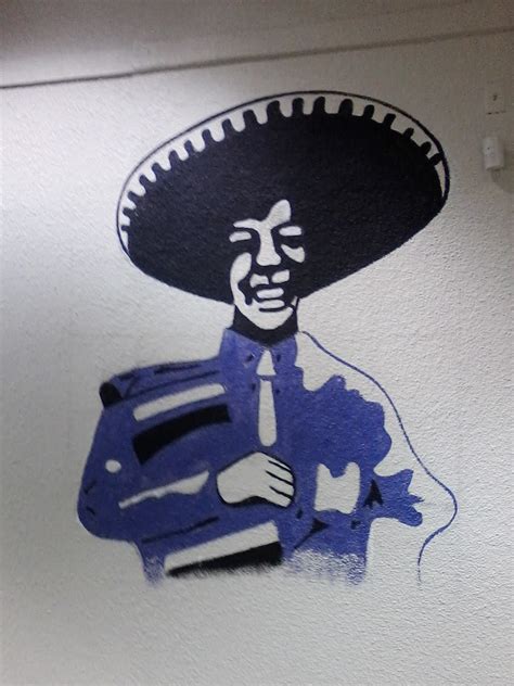 Mural On The Wall Of El Chico Restaurant Which Is Located Inside The