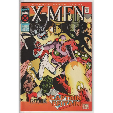 X Men Archives Captain Britain 5 Alan Moore And Alan Davis Close