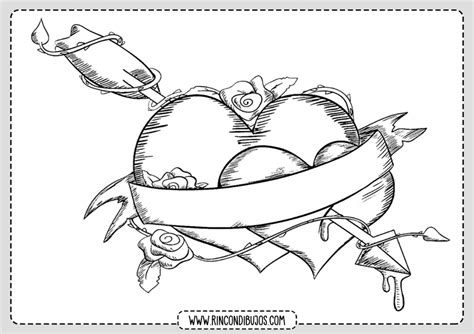 Dibujos De Amor Corazones Colorear Rincon Dibujos Dibujos De Amor