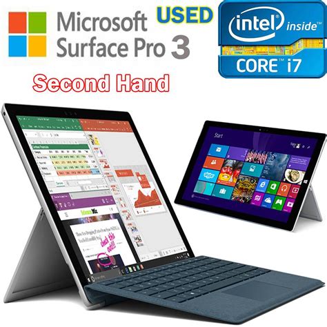 These tablets are the first in line to have the windows 10 upgrade. Used "80New" Microsoft Surface Pro3 Intel 1.9-2.6 GHz i3 ...