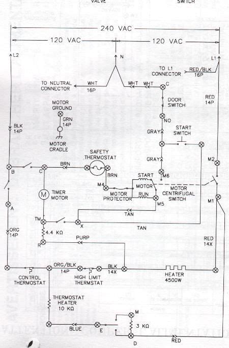 sample wiring diagrams appliance aid wire gas dryer hotpoint