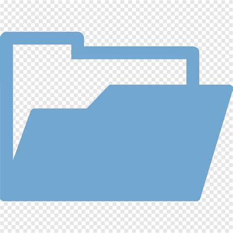 Directory Computer Icons File Folders Document Folder Blue Angle Png