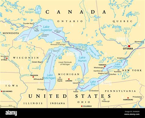 Map Of Nipigon Hi Res Stock Photography And Images Alamy