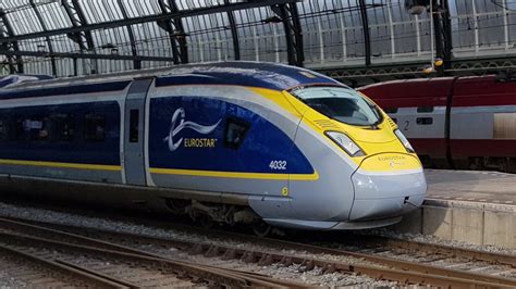 Eurostar E320 Siemens Velaro Testrit Vertrekt Van Station Amsterdam